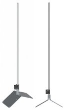 Молниеприемник коньковый с угловым зажимом, 1000 мм (NL6100)