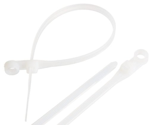 Стяжка нейлоновая неоткрывающаяся NIKOMAX NMC-CTN150-35-MT-WT-100 (100шт)