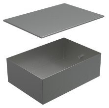 Коробка металлическая с крышкой для заливки в пол BOX/6-8 (70161)
