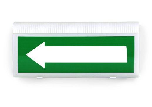 Оповещатель охранно-пожарный комбинированный свето-звуковой радиоканальный Версет ВОСХОД-РС1-03 "Стрелка влево"