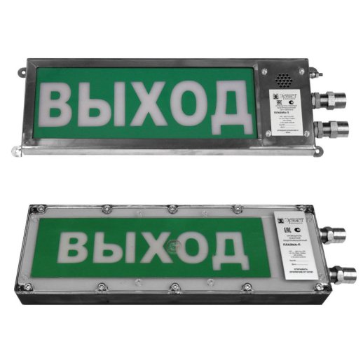 Оповещатель охранно-пожарный комбинированный свето-звуковой (табло), промышленное исполнение Компания СМД Плазма-П-ПЛ-СЗ 220 "НАДПИСЬ"