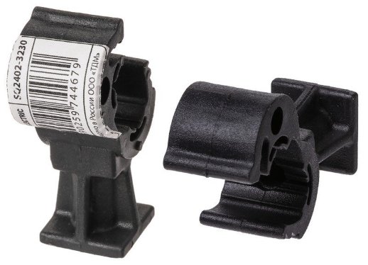 Держатель для горизонтальных и вертикальных поверхностей для прута Ø8-10мм, выс. 25мм TDM (SQ2402-3230)