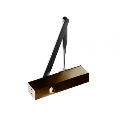 Доводчик для дверей весом до 120 кг, двухскоростной (без рычага) dormakaba TS-73V без рычага (коричневый)