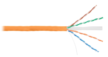 U/UTP 4pair, Cat6, Solid, In, LSZH (2140C-OR)