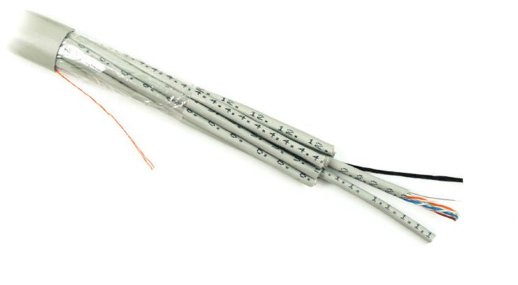 Кабель «витая пара» (LAN) для структурированных систем связи Hyperline UUTP24W-C5-S24-IN-LSZH-GY