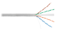 Кабель «витая пара» (LAN) для структурированных систем связи NIKOLAN U/UTP 4pair, Cat6, Solid, In, PVC (2140A-GY)