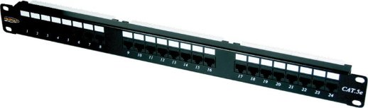 Патч-панель 19"" NETLAN EC-URP-24-UD2