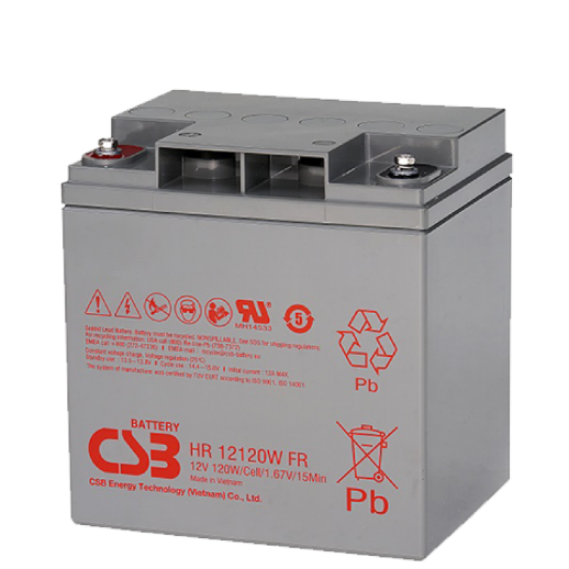 Аккумулятор герметичный свинцово-кислотный CSB CSB HR 12120W FR