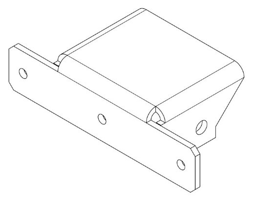 Соединительный элемент ограждения PERCo PERCo-MB-16.6