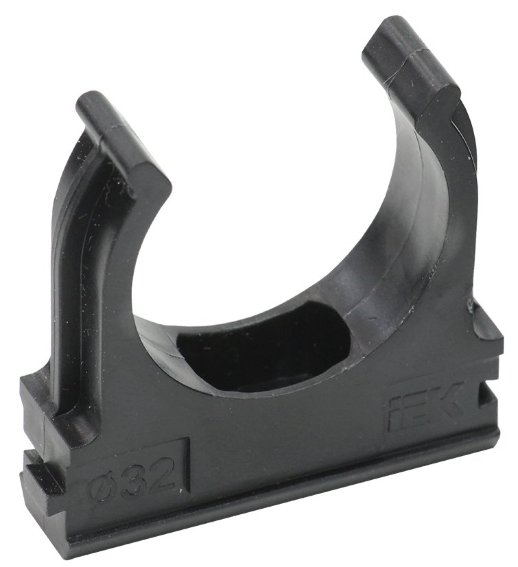 Держатель с защёлкой IEK Держатель с защёлкой D=32 черный (50шт) (CTA10D-CF32-K02-050)