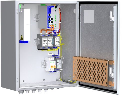 Шкаф монтажный с обогревом Тахион ТШ-3-03