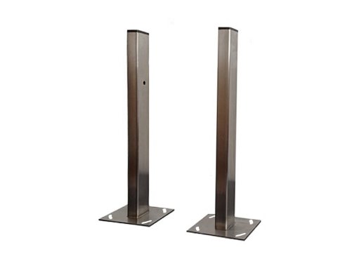 Стойка для фотоэлемента 0,5м 'Аякс' исп.00, на асфальт, нержавеющая сталь