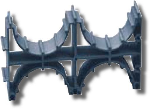 Держатель расстояния для двустенных труб ДКС Держатель расстояния для двустенных труб D=125, двойной (025122)