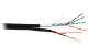 Кабель «витая пара» (LAN) для структурированных систем связи NETLAN F/UTP 4pair, Cat5e, Out, PVC+PWR (EC-UF004-5E-PC050-PE-BK)