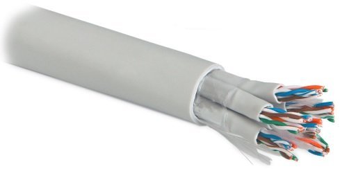 Кабель «витая пара» (LAN) для структурированных систем связи Hyperline UUTP16W-C5-S24-IN-LSZH-GY