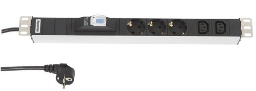 Блок розеток 19" Hyperline SHT19-3SH-2IEC-B-2.5EU