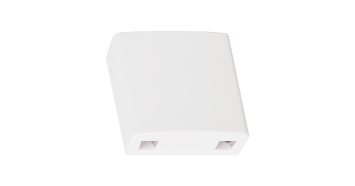 Корпус настенной розетки NIKOMAX NMF-WO2-BLANK-CS-WT