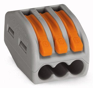 Клеммник для медного провода WAGO WAGO 222-413 клемма 3-проводная