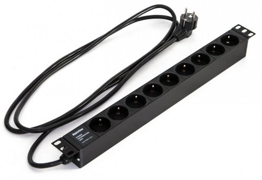 Блок розеток 19" Hyperline SHE19-9SH-2.5EU
