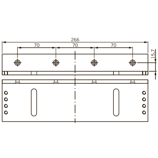 Крепление L-образное dormakaba L-кронштейн для EMC 1200 ALH и EMC 1200-2 ALH