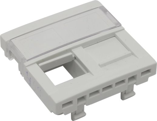 Вставка для 2-х модулей Efapel Вставка для 2-х модулей под RJ-45 кат.5e UTP, белая (45971 SBR)