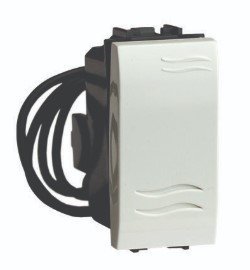 Выключатель с подсветкой ДКС Выключатель с подсветкой Brava 1 модуль слоновая кость (75001SL)