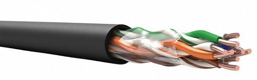 Кабель «витая пара» (LAN) для структурированных систем связи СПКБ-Техно TechnoLAN U/UTP Cat 5e ZHнг(А)-HF 4х2х0,52