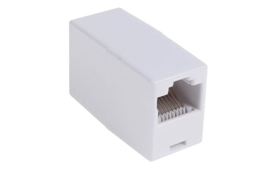 RJ-45 (розетка)-RJ-45 (розетка) (белый)