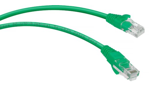 Патч-корд медный CABEUS PC-UTP-RJ45-Cat.6-0.5m-GN (8683c)