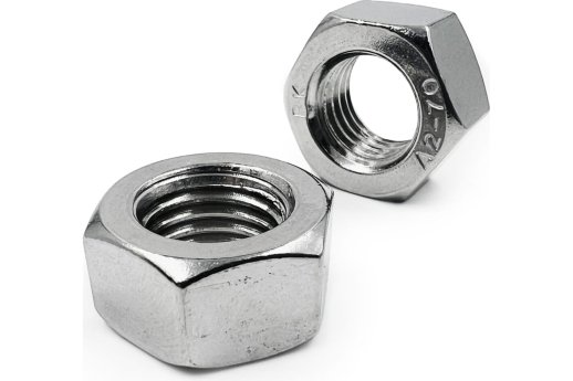 Гайка М10 DIN 934, нержавеющая сталь А2 (100 шт)