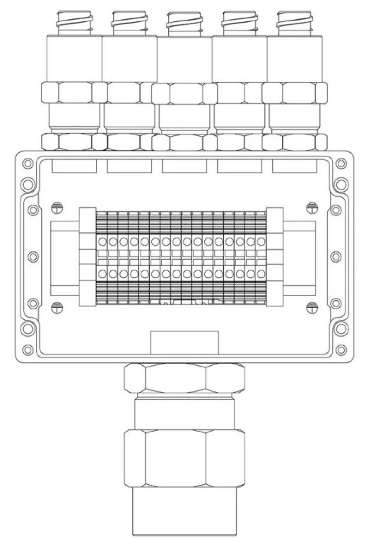 Коробка коммутационная взрывозащищённая Компания СМД КВМК 1610