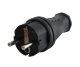 Вилка прямая каучук TDM ЕLECTRIC Вилка прямая 2Р+РЕ 16А 250В IP44 (SQ0612-0031)