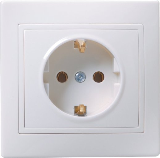 Розетка 1местн КВАРТА IEK РС10-3-КБ (ERK14-K01-16-DM)