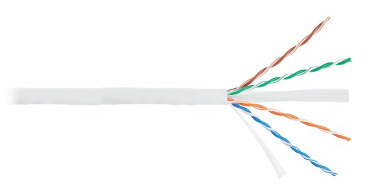 Кабель «витая пара» (LAN) для структурированных систем связи NIKOLAN U/UTP 4pair, Cat6, Solid, In, LSZH (4140C-WT)
