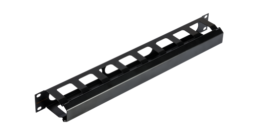 Кабельный органайзер 19" NIKOMAX NMC-OK580C-1U-BK