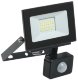 Прожектор светодиодный с датчиком движения IEK СДО 06-20Д черный IP54 6500K (LPDO602-20-65-K02)