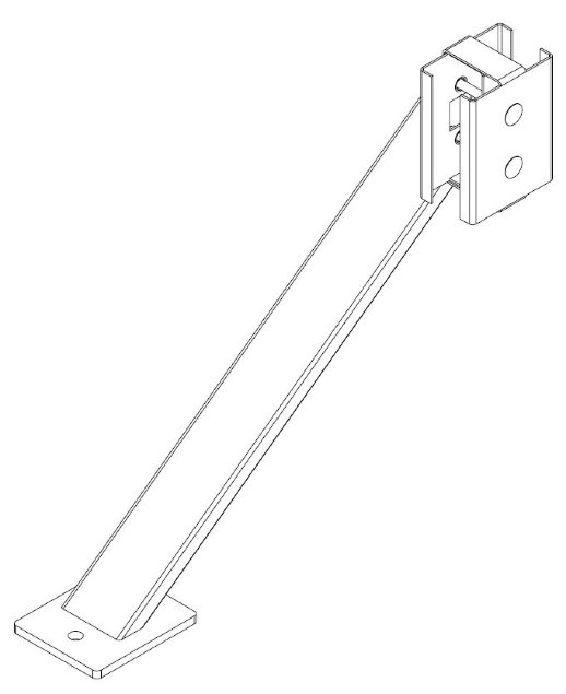 Соединительный элемент ограждения PERCo PERCo-MB-16.9