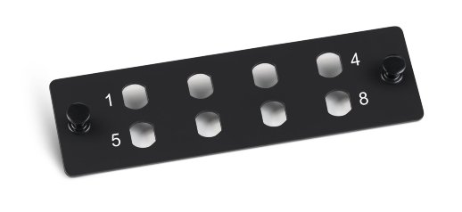 Адаптерная панель на 8 ST(FC) CABEUS FO-FP-8ST-BK (10803c)