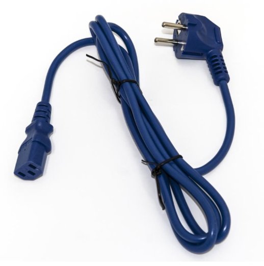 Кабель питания Hyperline PWC-IEC13-SHM-1.8-BL