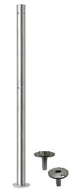 Двухсторонняя стойка ограждения c 4 отверстиями (угол 90 град.) ASP ASP-D50,8-03.RM