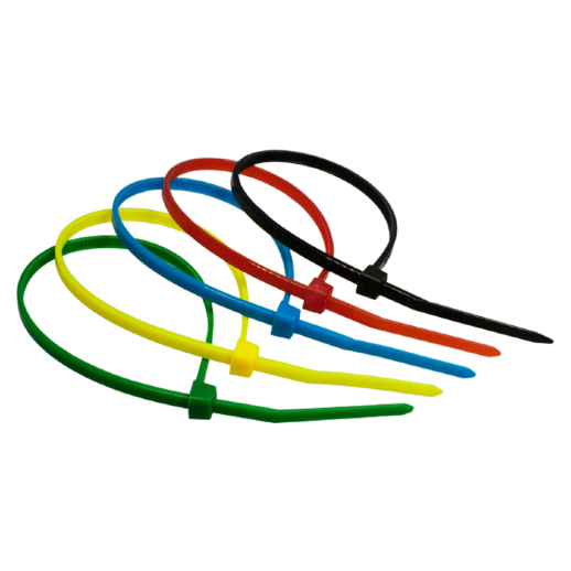 Стяжка нейлоновая SUPRLAN Стяжка нейлоновая 4,8х300мм 5 цветов (100шт), 06-1017