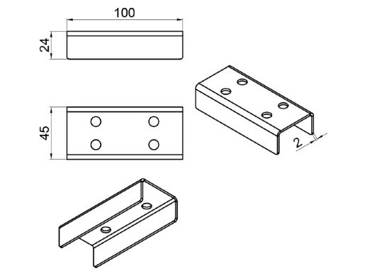 Кронштейн CAME CAME 001PSGRMCAME 001