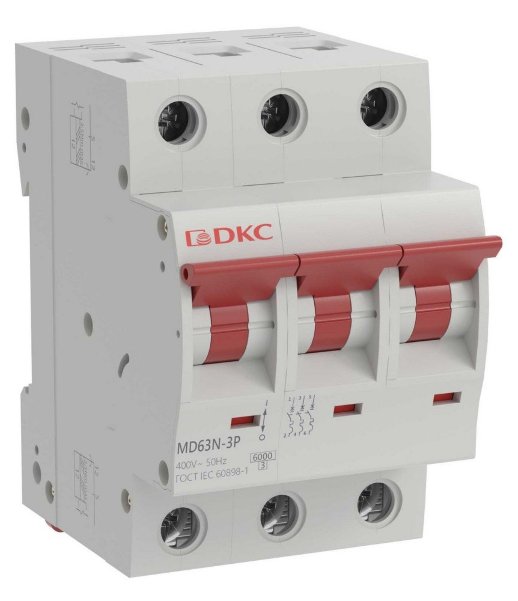 YON max MD63N 3P 6А 6кА C (MD63N-3PC6)