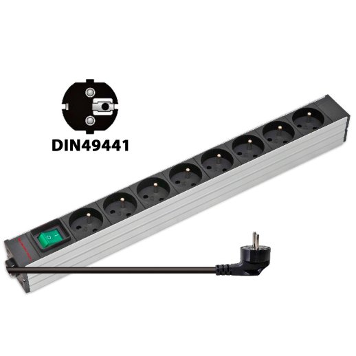 Блок розеток 19" SYSMATRIX PD 0804.019 (293s)