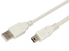 Кабель USB (шт. mini USB - шт. USB A) 1.8 метра, серый REXANT (18-1134)