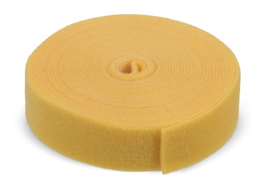 Лента (липучка) в рулоне CABEUS ROL-5x25-YL (9383c)