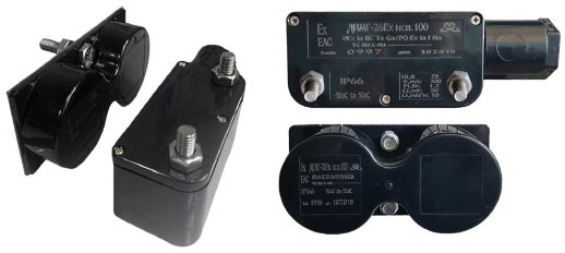 Датчик положения магнитогерконовый взрывозащищённый Магнито-Контакт ДПМГ-2-100 Ex