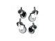 Ролики для стоек и настенных шкафов LANDE LN-ZMN-TKR-5020-XX (4 шт)