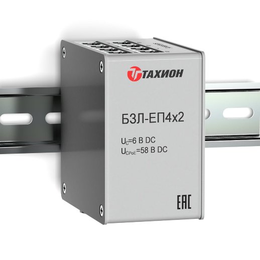 Устройство защиты информационных портов оборудования Ethernet Тахион БЗЛ-ЕП4х2