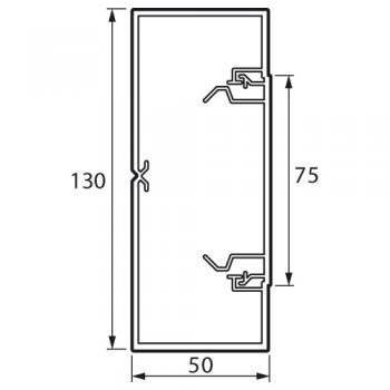 Короб LegranD Кабель-канал 130x50 мм METRA (638082)